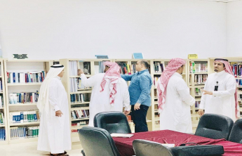 المشرف على عمادة شؤون المكتبات بجامعة الأمير سطام يتفقد المكتبات بكليات محافظة وادي الدواسر