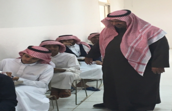 Dr. Safar AlMudaraa, has inspected the running of the first term (1437/1438) final examinations.