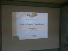 &quot;How to prepare a lesson in English” 