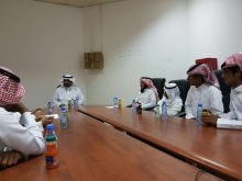 Almudarea headed the First Student Council at the college of Arts and Science in Wadi